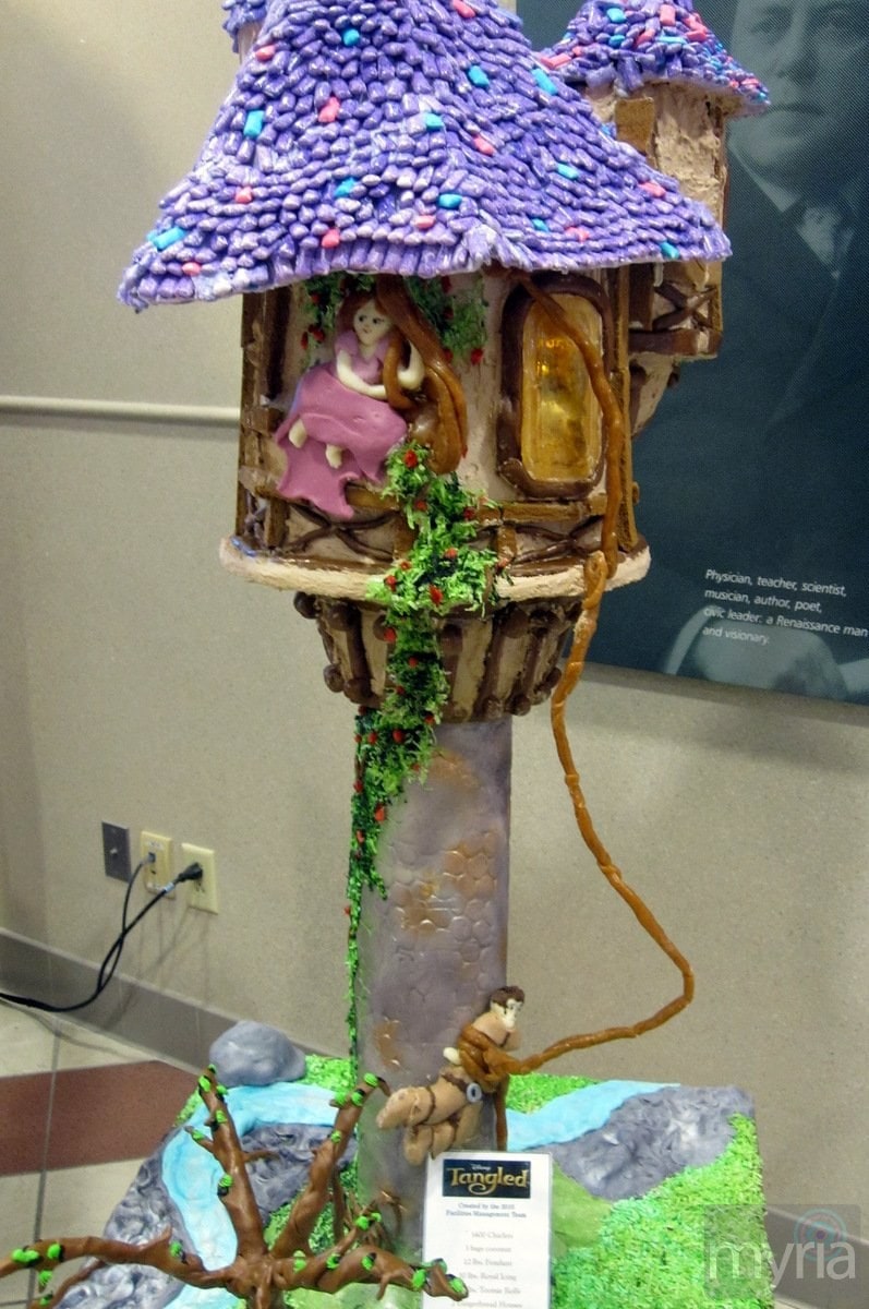 Tangled-themed Gingerbread House