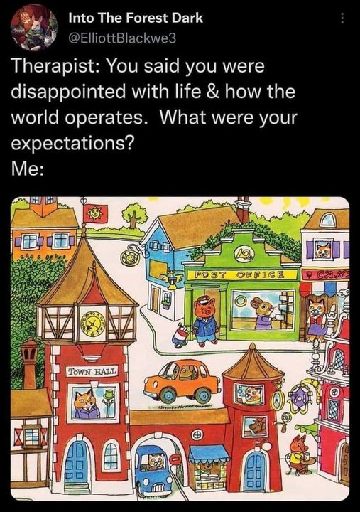 Gen X memes: Richard Scarry life expectations
