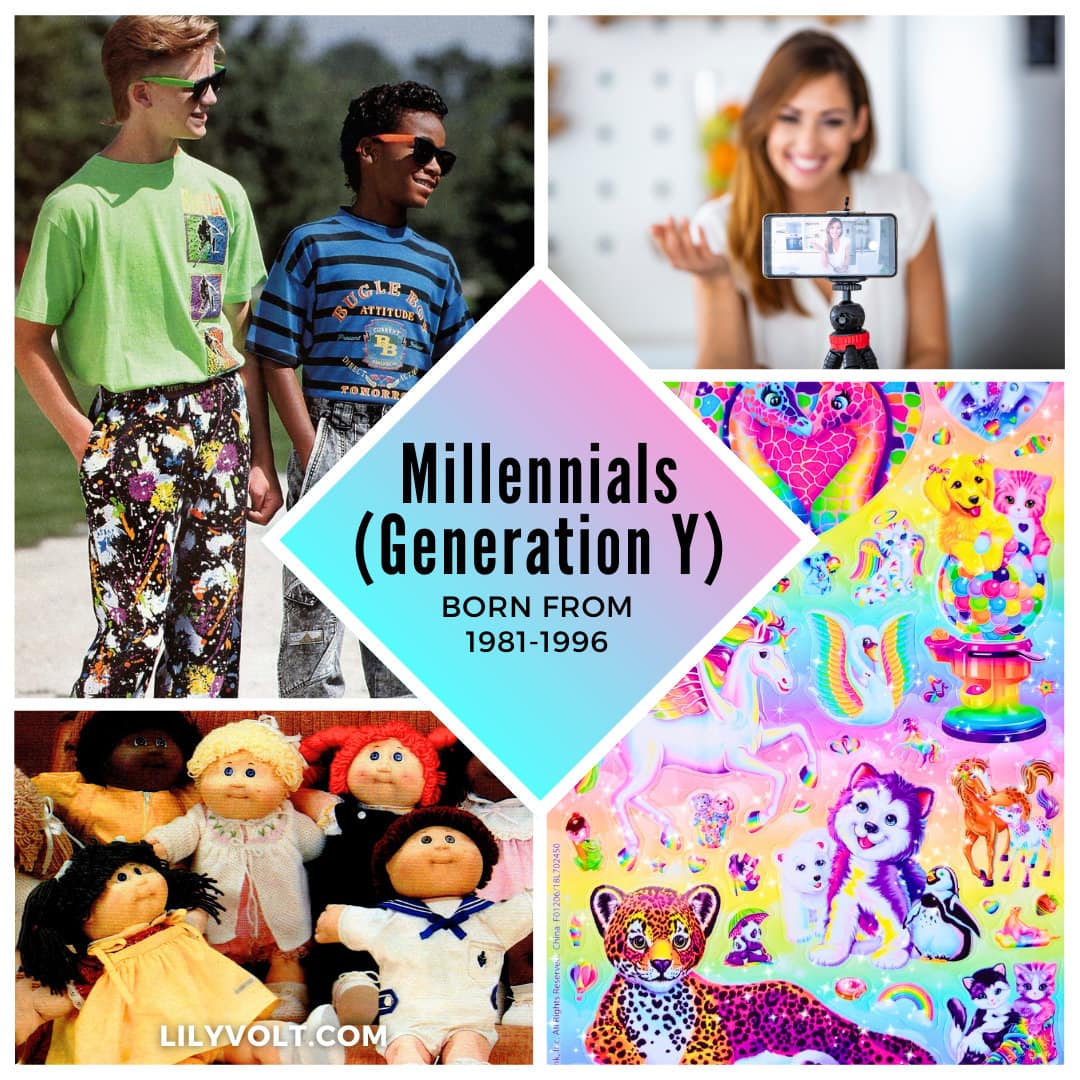 5. Millennials or Generation Y (1981-1996)
