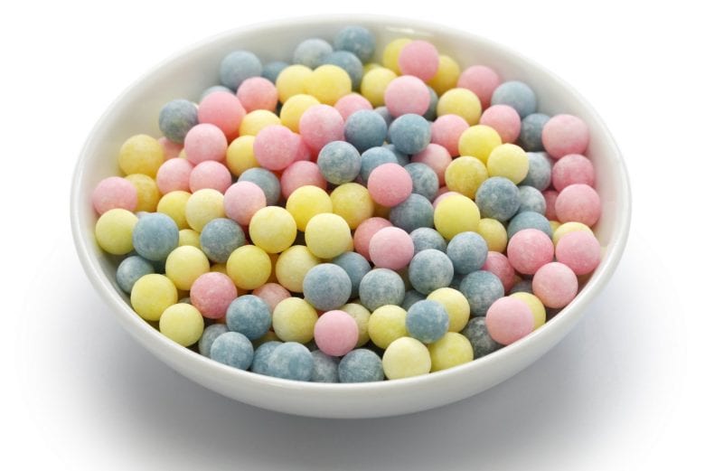 Colored tapioca pearls - Boba balls for drinks
