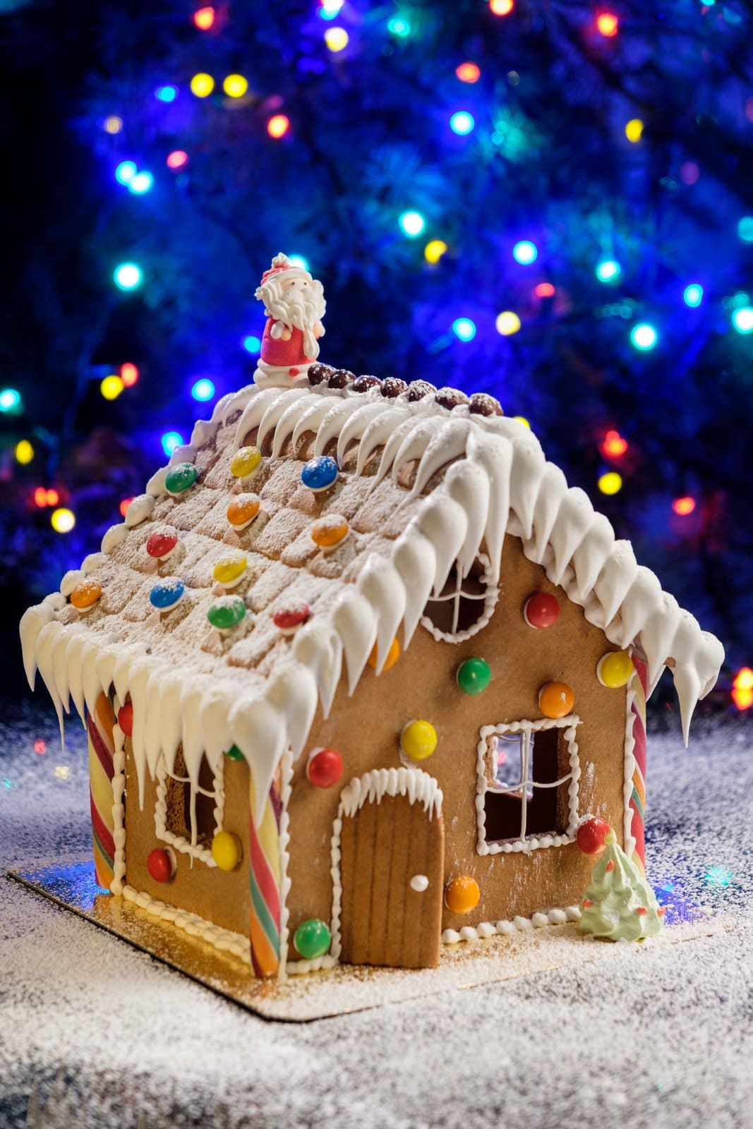 Cute handmade gingerbread house