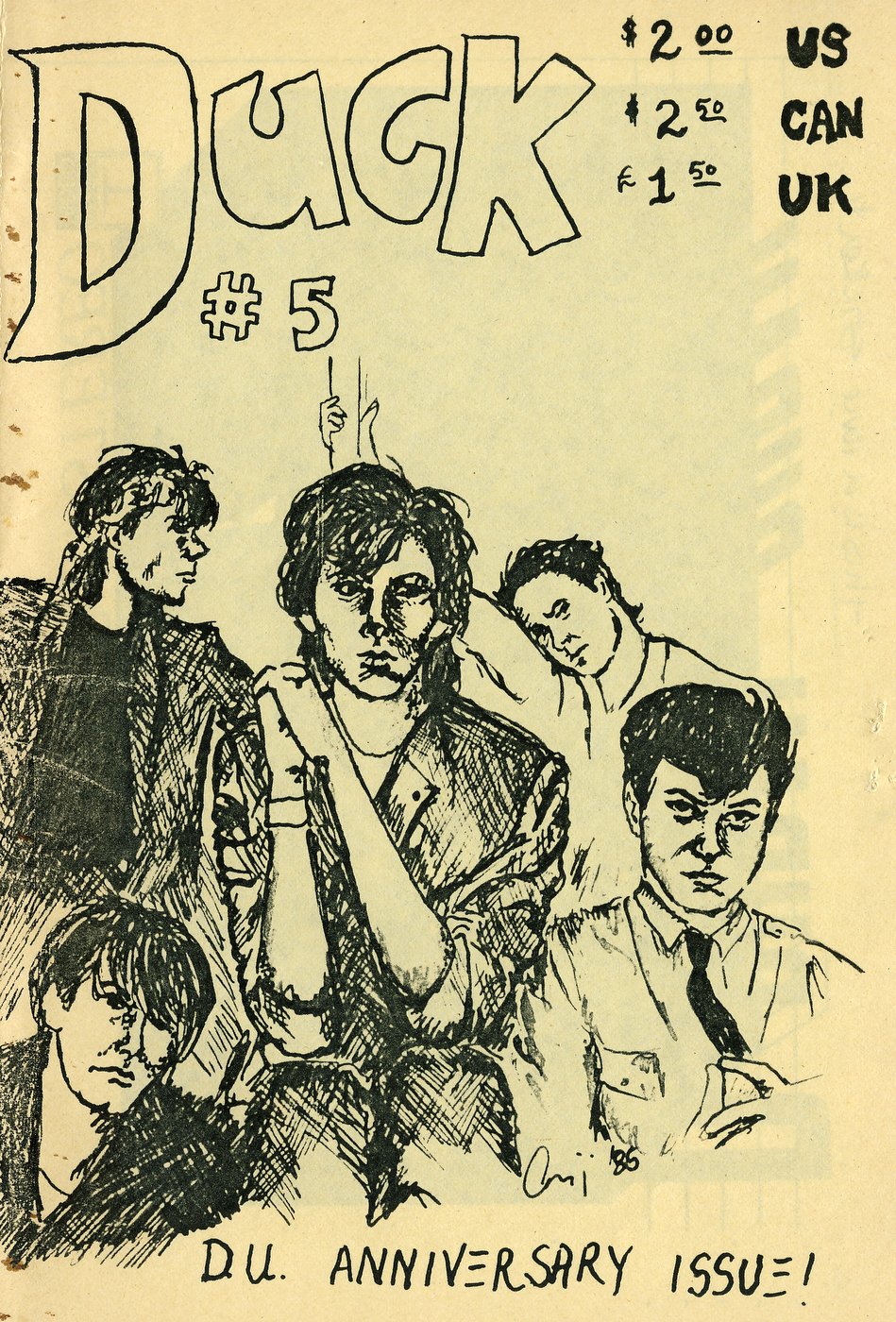 DUCK Duran Duran fanzine (1986)