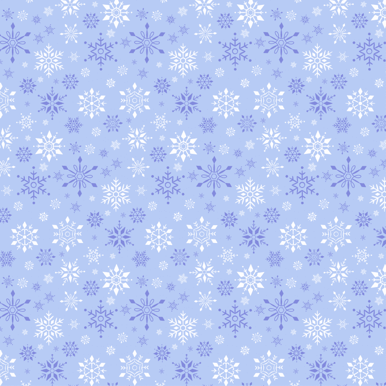 Free downloadable Christmas wrapping paper Blue snowflakes