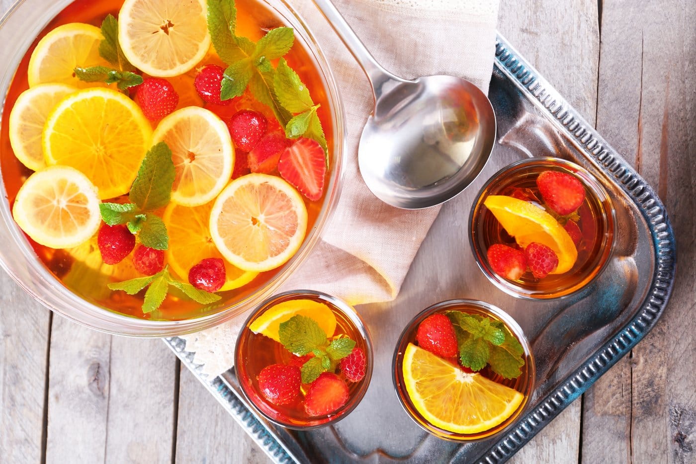 Fruity punch for a party