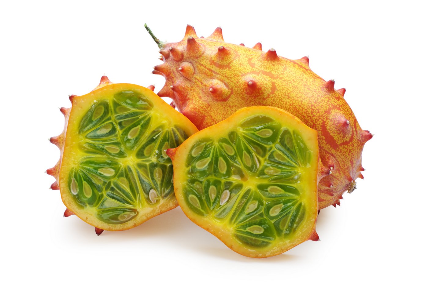 Horned Melon - African Cucumber - Kiwano - exotic fruit