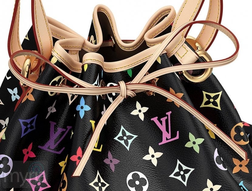 LOUIS VUITTON Petit Noe Monogram Multicolore authentic handbag