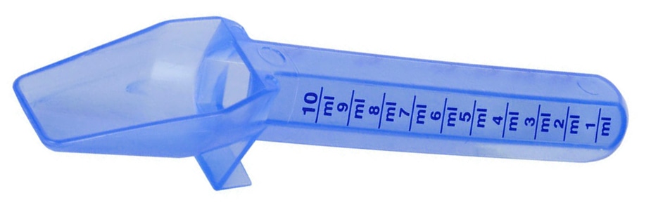 Liquid acetaminophen medicine measuring spoon