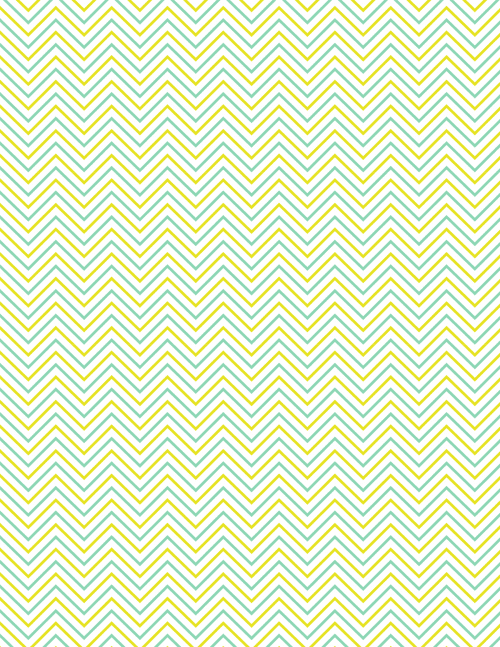 Yellow and green zig zag