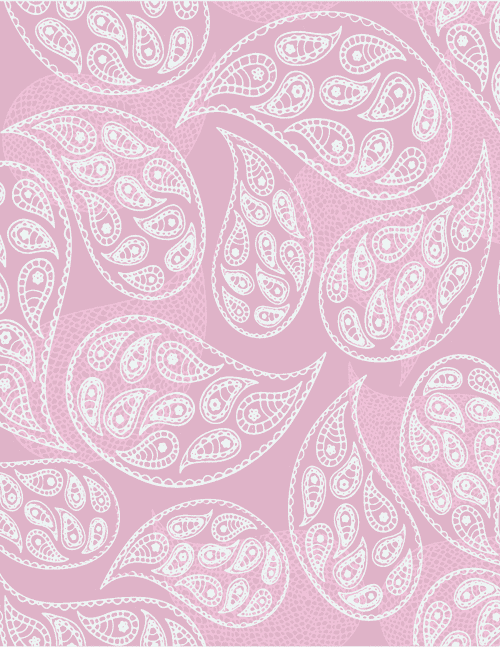 Pink paisley free downloadable wrapping paper