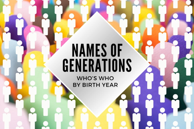 Names of generations - Generational identities at Lilyvolt com