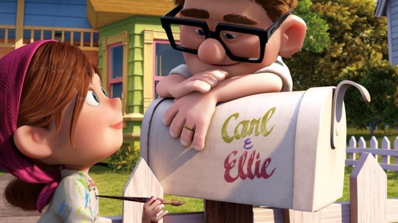 Pixar's UP movie - Painted mailbox