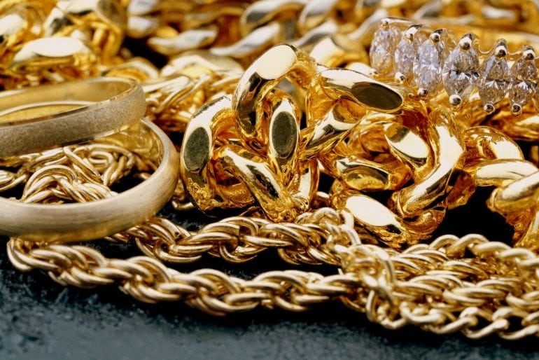 Real gold jewelry