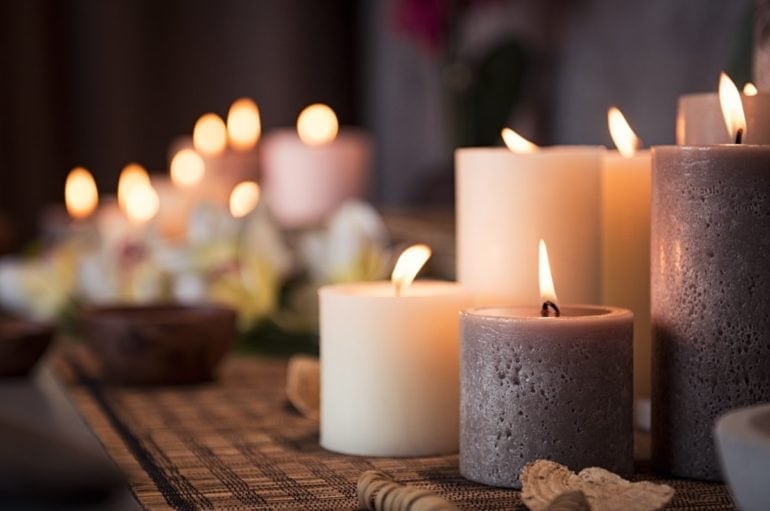 What are the safest ways to use candles at home?