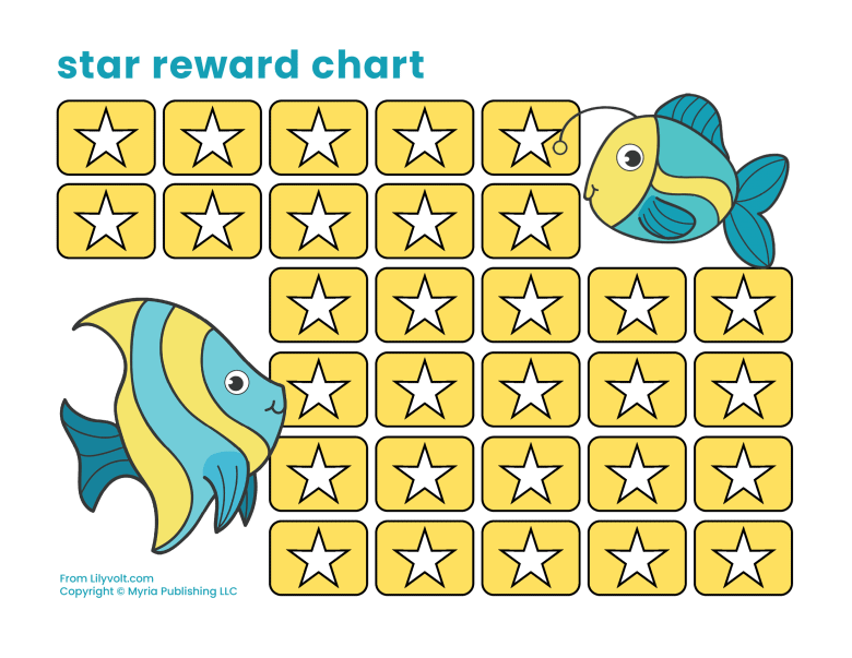 Printable Stars For Reward Charts Customize And Print