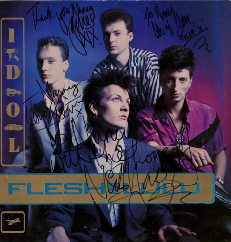 Vintage Flesh for Lulu Idol album autographed