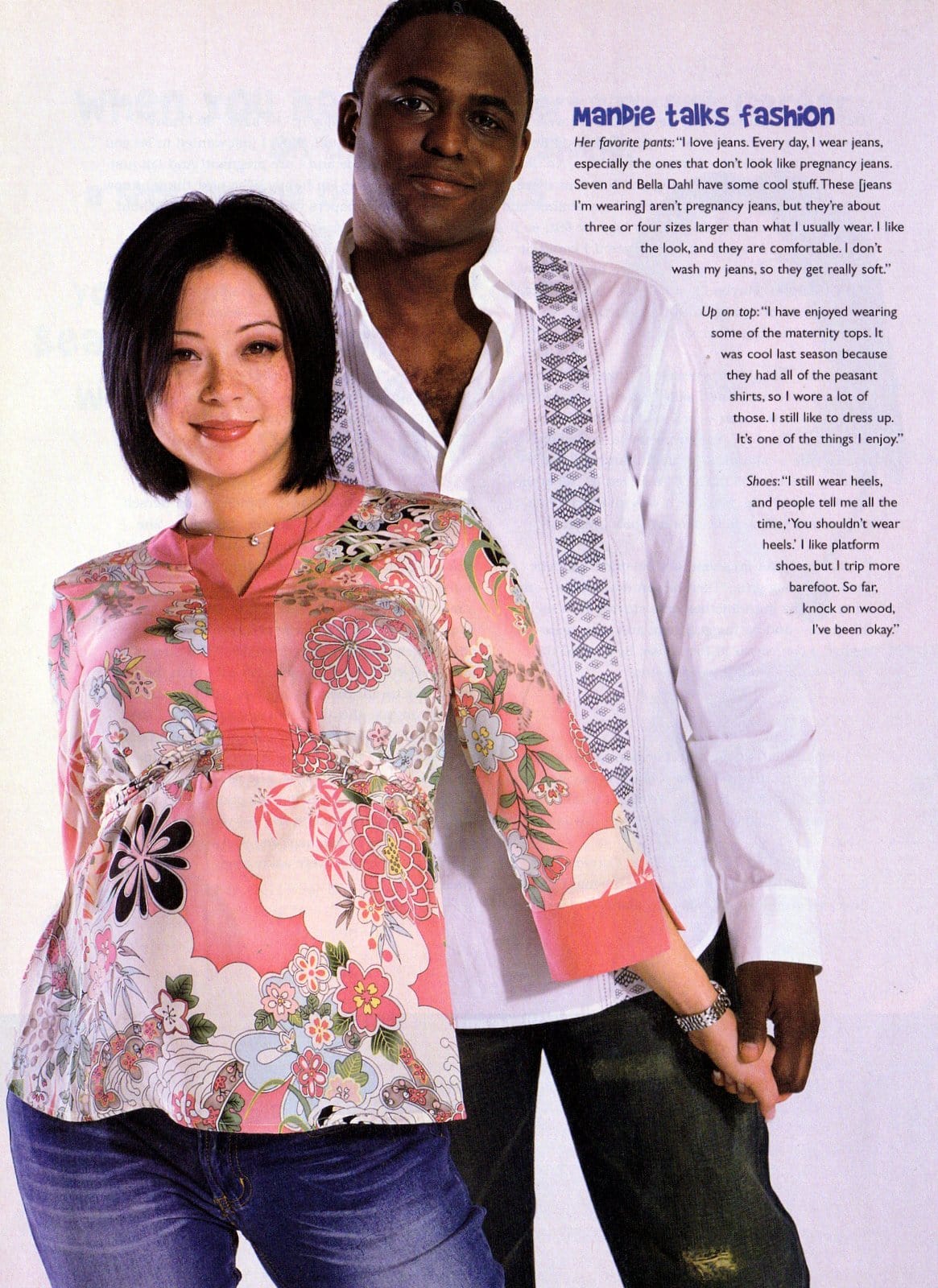 Wayne and Mandie Brady in ePregnancy magazine - 2002 (3)