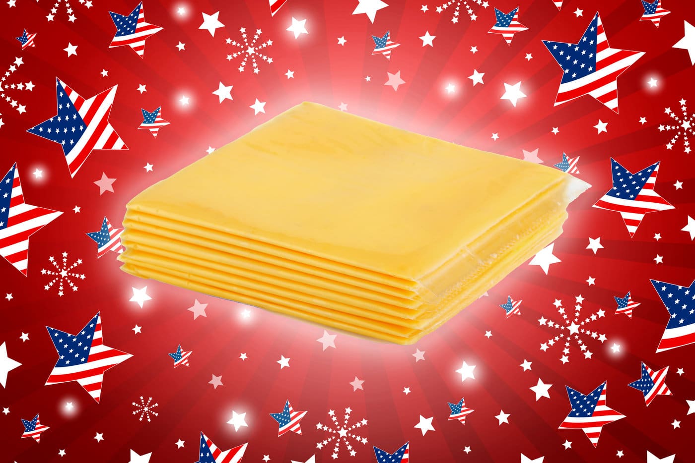 What is American cheese - USA starburst - Lilyvolt