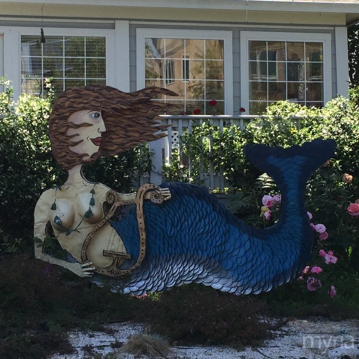 Mermaid - Metal junk sculptures