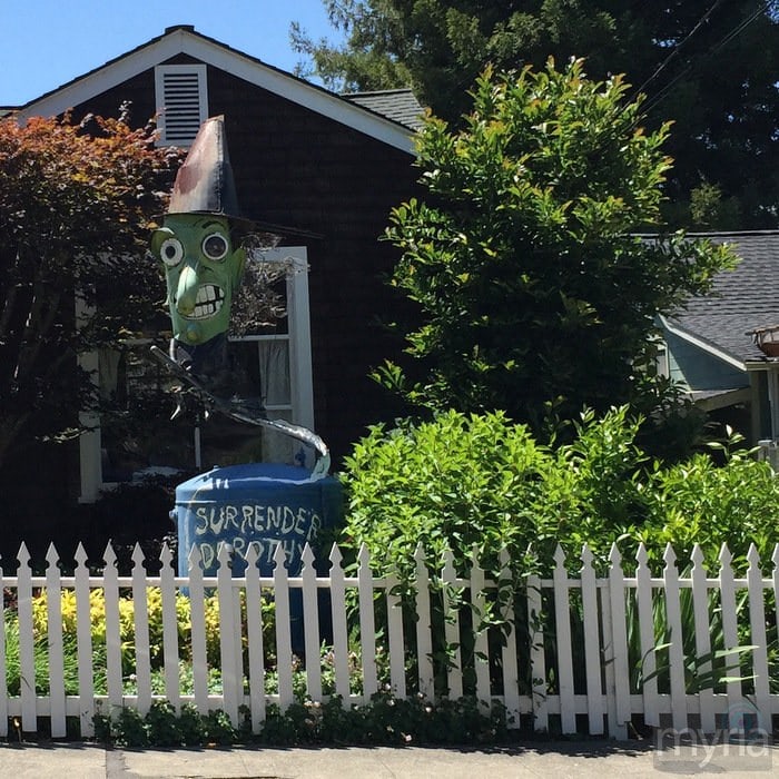 Wicked Witch of the West - Metal junk sculptures