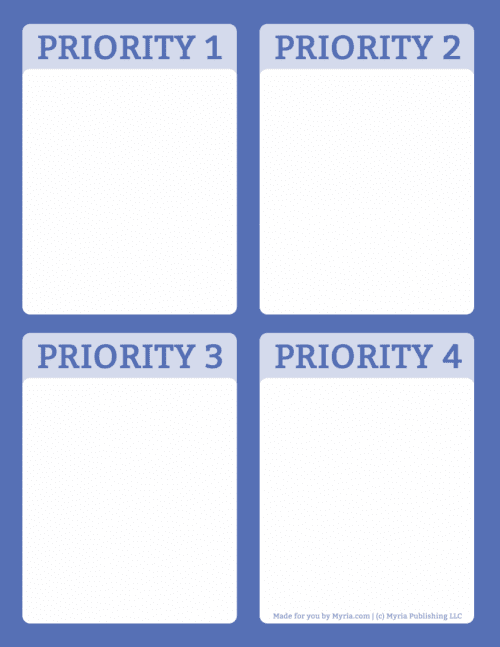 Printable priority planners-med-blue