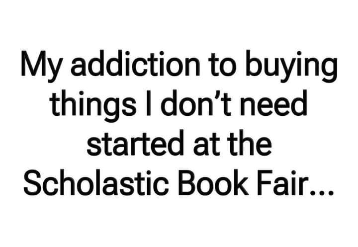 scholastic book fair gen x meme